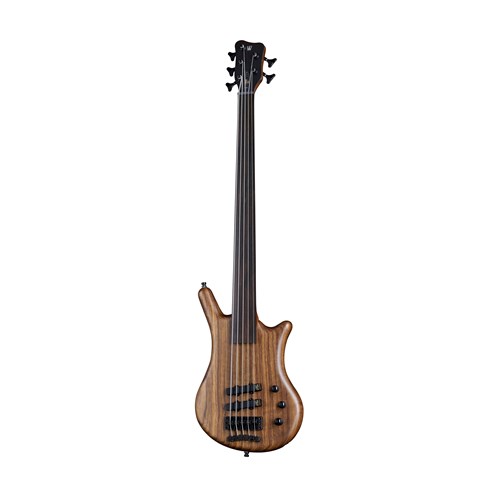 Warwick Teambuilt Thumb BO 5-String Fretless Natural Transparent Satin Black Hardware